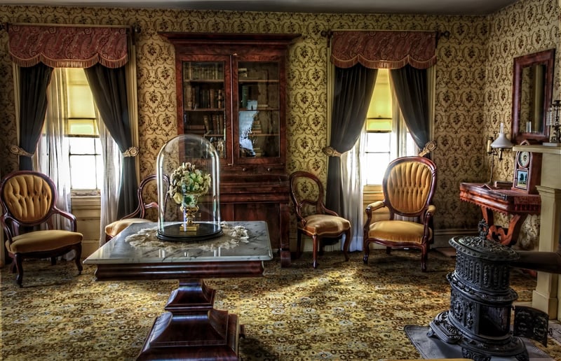 Vintage room interior design